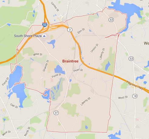Braintree Ma Good maps
